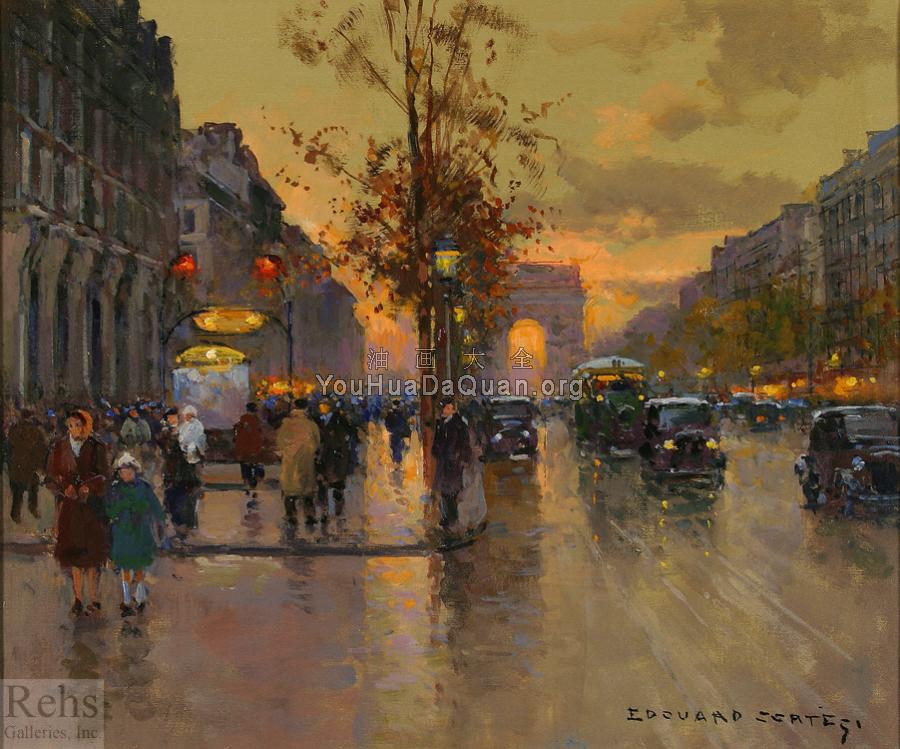 Metro George V, Champs Elysees - 爱德华·科尔特斯